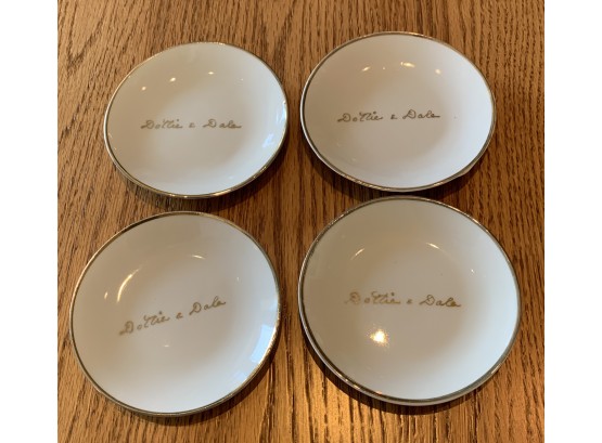 4 'Dottie And Dale' Small Plates Made In Japan