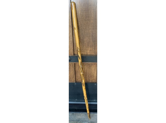 Solid Wood Cane With Carvings