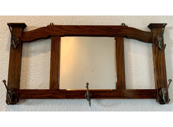 Beautiful Entry Way Mirror With Hooks