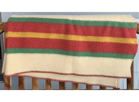 Colorful Vintage Wool Blanket
