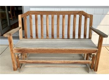 Kingsley-Bate Genuine Teak Furniture Wooden Rocking Bench