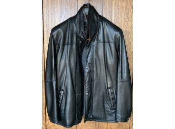 Overland Leather Coat Men's Size 38