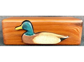 Mallard Treasure Box By Wood Yearnings By Les And Lunning Gonyer