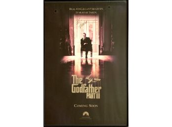 SIGNED By Al Pacino 'the Godfather Part 3' Movie Poster