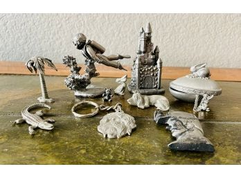 Grouping Of Metal Figurines