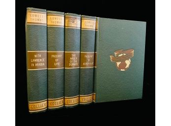 Grouping Of Lowell Thomas Adventure Library Books, Copyright 1932