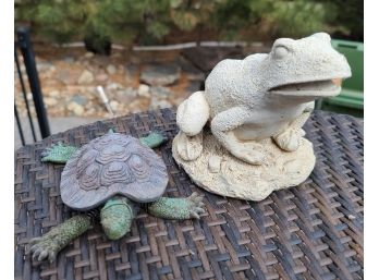 Frog & Turtle Outdoor Decor