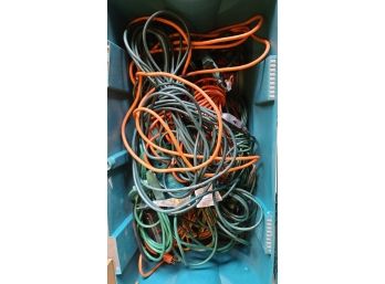 Very Large Lot Of Extension Cords