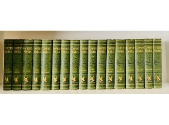 17 Book Collection Of Cooper's Novels