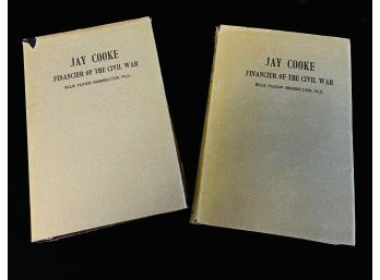 Vintage Jay Cooke Financier Of The Civil War Vol. I And II, By Ellis Paxson Oberholtzer, PhD.