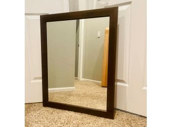 Plain Wood Framed Mirror