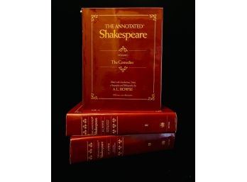 Three Volumes, The Annotated Shakespeare By  A.L. Rowse