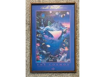 Framed The Cosmos Marine Life Poster