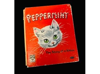 Vintage Peppermint The Story Of A Kitten Book