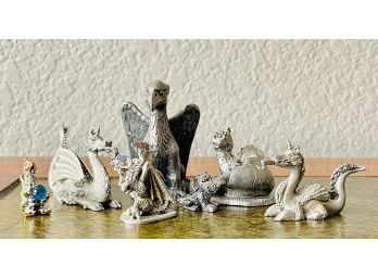 Grouping Of Figurines, Mostly Mythical
