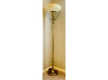 Antique Floor Brass Lamp Circa 1920
