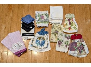 Lot Of 15- Variety Of Kitchen Towels