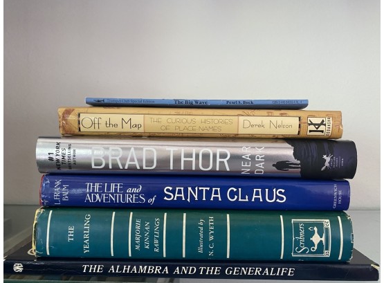 Group Of Hardcover And Clothbound Books Including Brad Thor And The Ahambra Of Spain