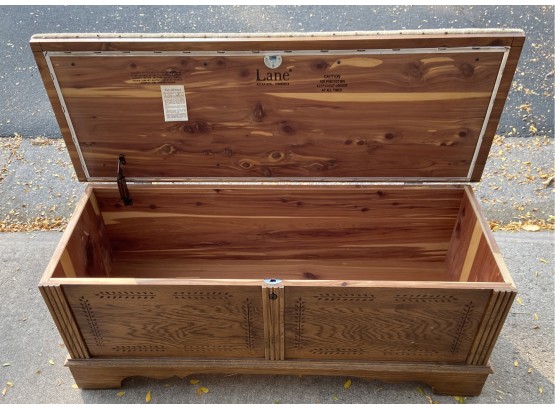 Handsome Lane Furniture Cedar Chest With Padded Top