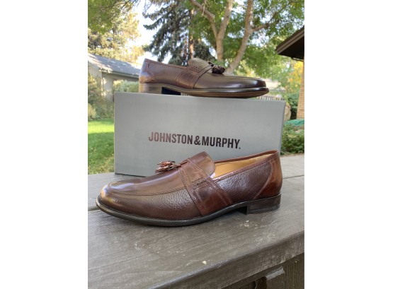 Johnston & Murphy Deerskin Penny Loafers Men's Size 11