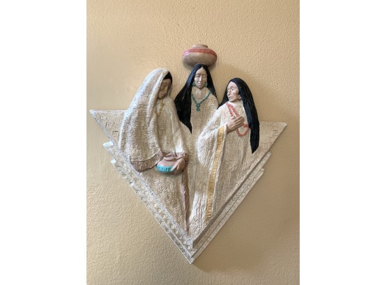 Austin Wall Sculpture 'tres Mujeres'