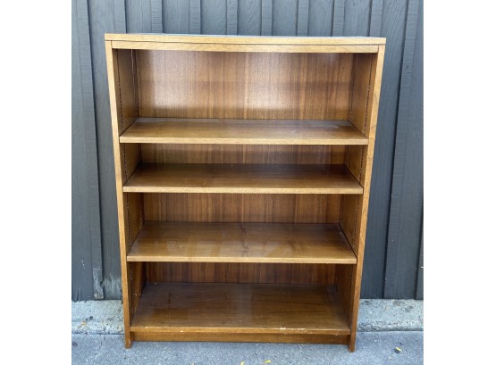 Adjustable Wooden Bookshelf With 3 Shelves