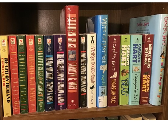 Collection Of Books Including 'yankee Doodle Dead' By Carolyn Hart
