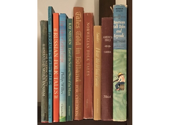 Collection Of Books Including 'Russian Folk Tales'
