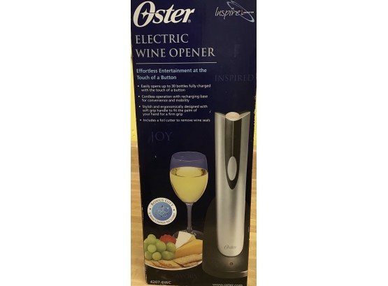 Oster Electronic Wine Opener