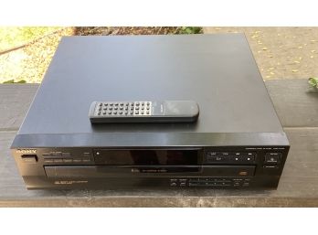 Sony Compact Disc Player CDP-C345 5 Disc Player With Remote