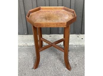 Small Brimmed Wooden Table