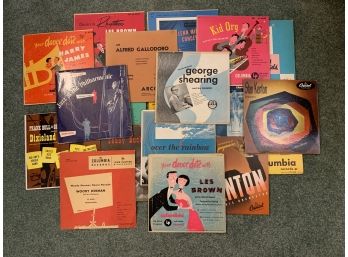 Lot Of 18  Jazz 45's  Records