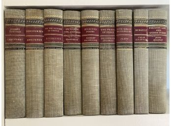 Classics Club Collection Of Nine Clothbound Volumes Including Epictetus