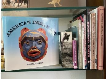 Fourteen Books On Native American Arts &Crafts Including American Indian Arts & The Old Frontier