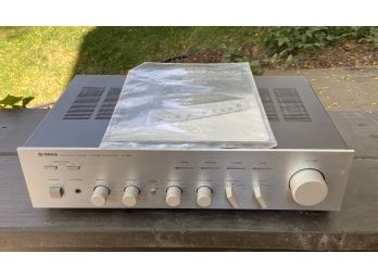 Yamaha Natural Sound Stereo Amplifier A-460 With Manual