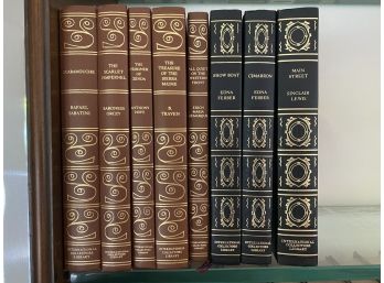 Group Of 8 International Collector’s Library Leather Bound Classic Novels