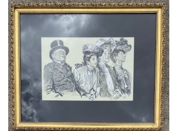 Exceptional Charles Dana Gibson 'Seeing New York'  Artist Proof