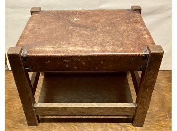 Antique Stickley Style Bench