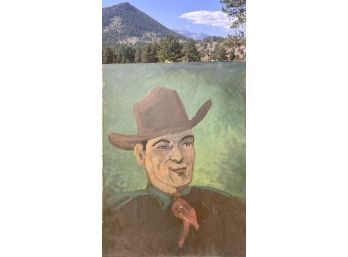 Dave Stirling  Rare  Portrait 1937 Oil Painting Howard Mayfield