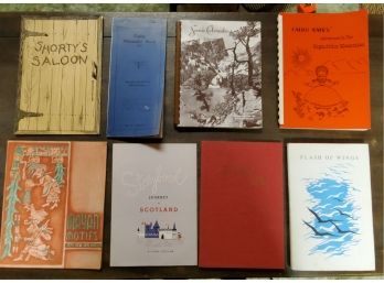 (9) Fantastic Vintage Paper Storybooks Including, Shorty's Saloon & Scenic Colorado 1946