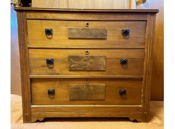 Solid Wood Vintage Dresser (as Is)