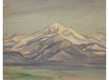 Small Dave Stirling Mountain Sketch Out Of Frame