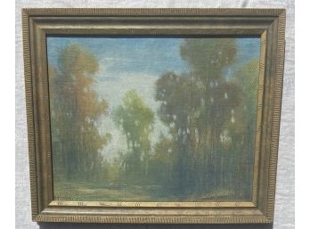 Dave Stirling Small Signed Landscape Oil Painting