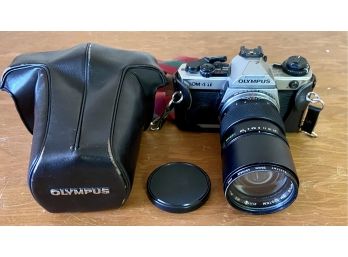Olympus OM-4 Camera With Lens, Case, & Strap