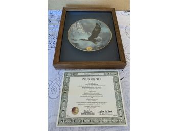 Franklin Mint Proud & Free By Ted Blaylock Minted Coin Plate Collection