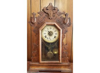 Gorgeous Antique Seth Thomas Hand Carved Mantle Clock