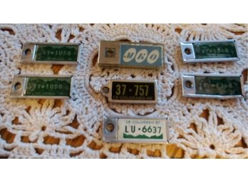 (7) Colorado 1949, 1967, MKO, 4 1970 Miniature License Plates Disabled Veterans