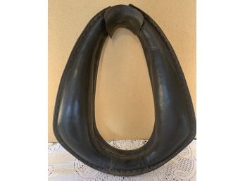 Vintage Black Leather Horse Collar