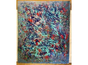 Dave Stirling 303613AU Abstract Oil Painting Out Of Frame