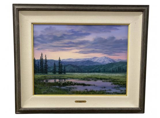 High Country Spring By Joyce Brookens Oil On Masonite Original 1994